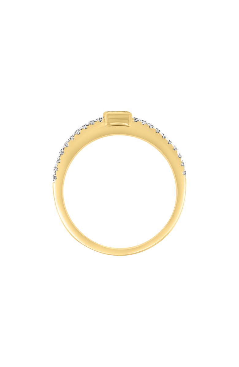 EFFY 14K Yellow Gold & Diamond Crisscross Ring - 0.19 ctw, Alternate, color,