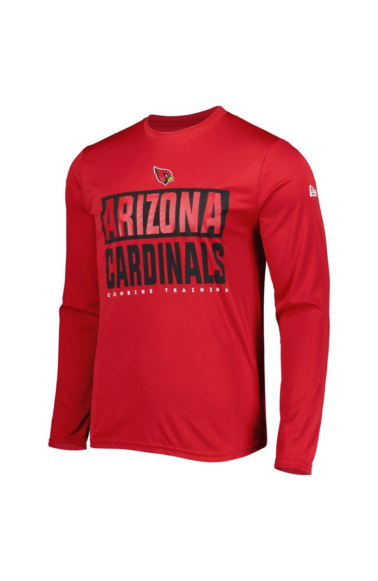 New Era Men's New Era Cardinal Arizona Cardinals Combine Authentic Offsides Long Sleeve T-Shirt, Alternate, color, Cardinal