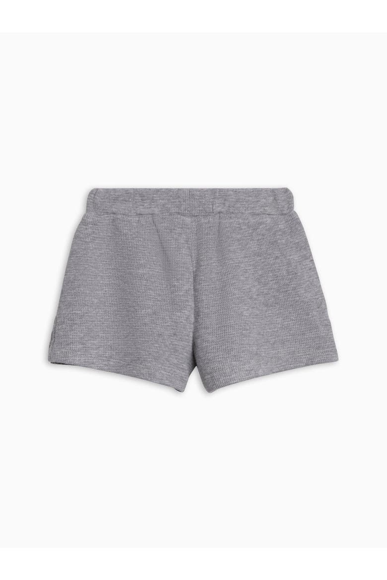 Avery Organic Waffle Shorts, Alternate, color, Ashen
