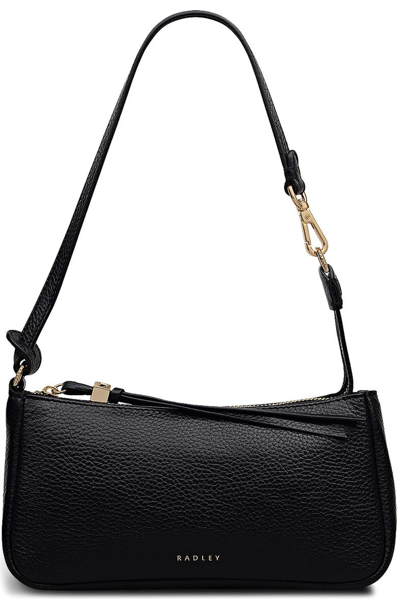 Radley Carlton Close Mini Zip Top Shoulder Bag, Main, color, Black