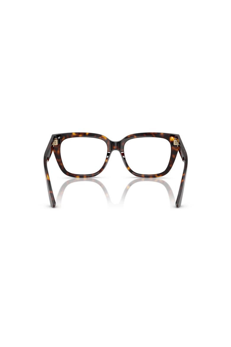 52mm Square optical glasses, Alternate, color, Tortoise