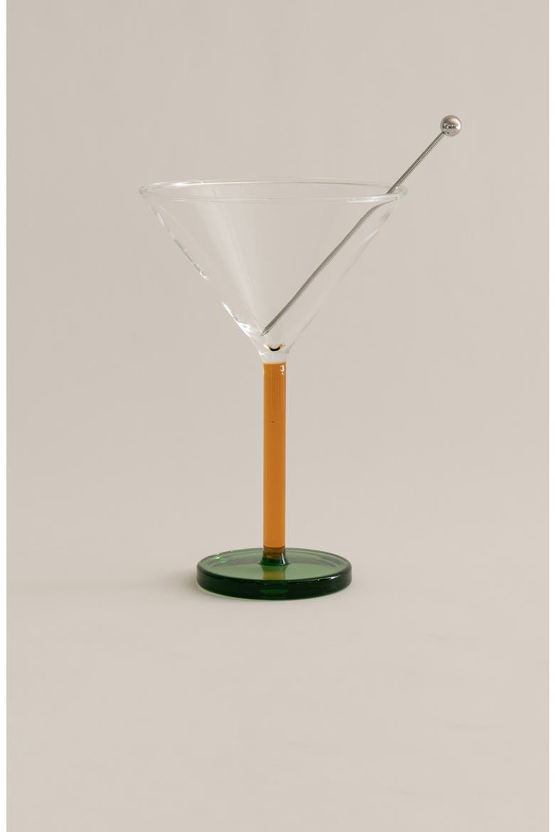 Piano Set of 2 Martini Glasses with Skewers, Alternate, color, DIZZY
