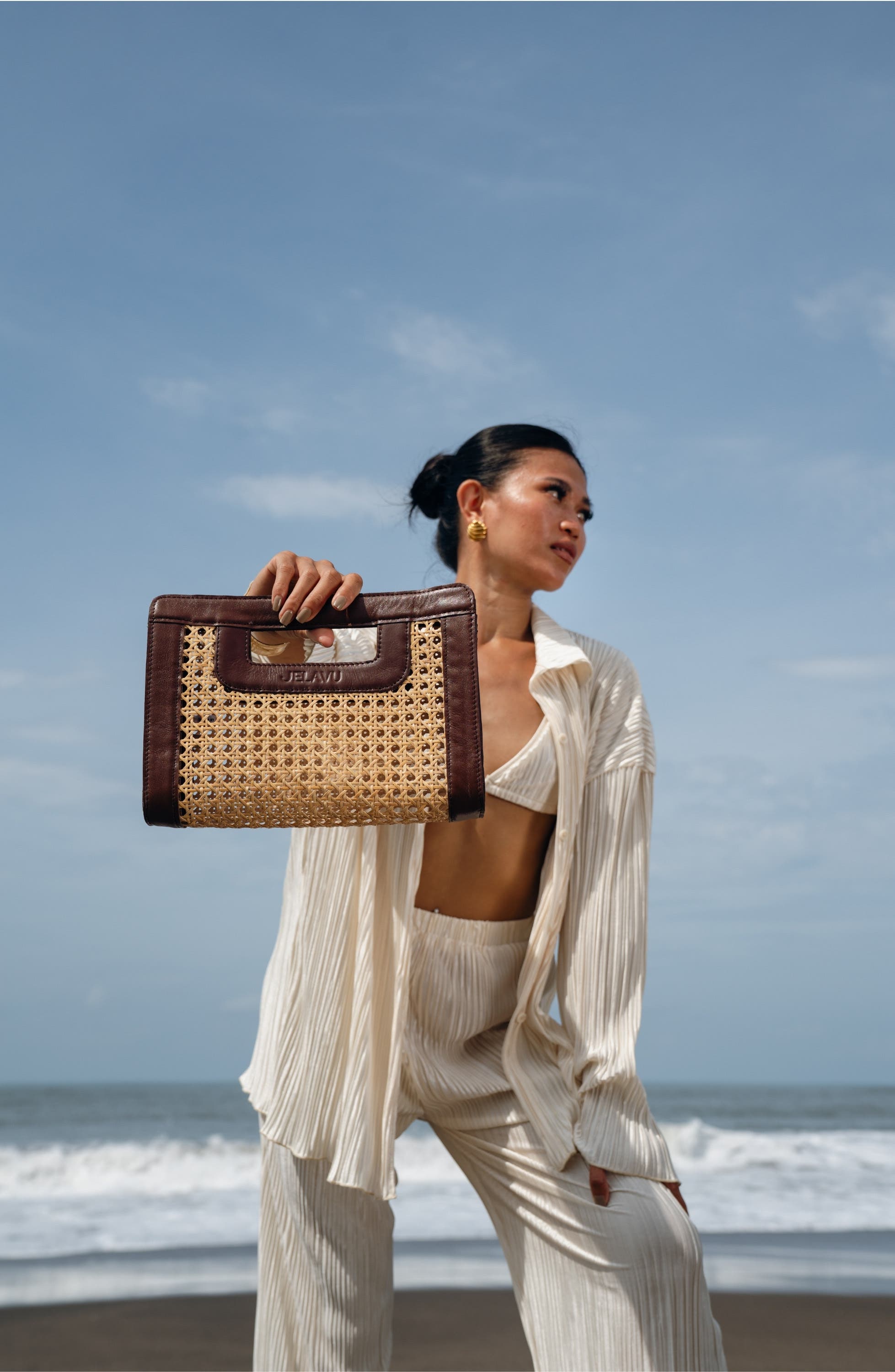 Jelavu Delmare Top Handle Bag, Alternate, color, Chocolate