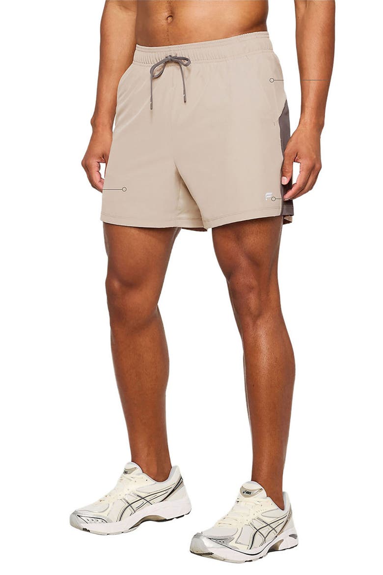 Men's The O2 Run Short 5in, Alternate, color, Brutalist Khaki / Taupe Slate