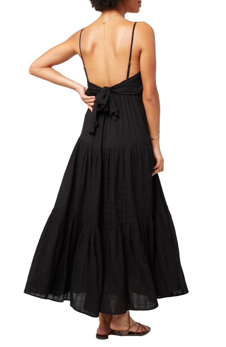 LSPACE L Space Santorini Cover-Up Maxi Dress, Alternate, color, 