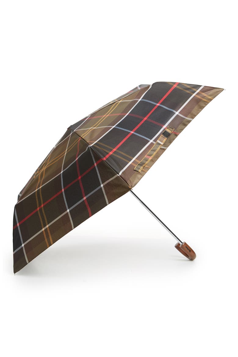 Tartan Plaid Mini Umbrella, Main, color, CLASSIC