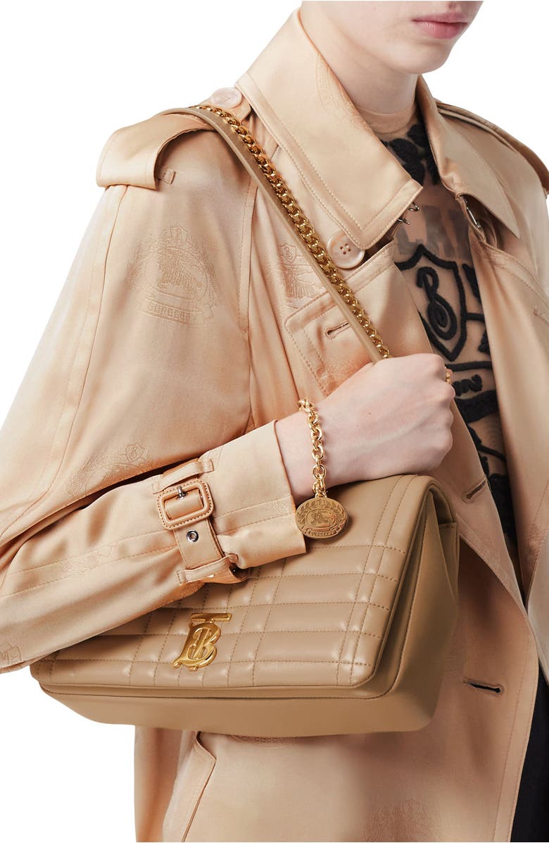 Burberry Medium Lola Quilted Leather Shoulder Bag, Alternate, color,
