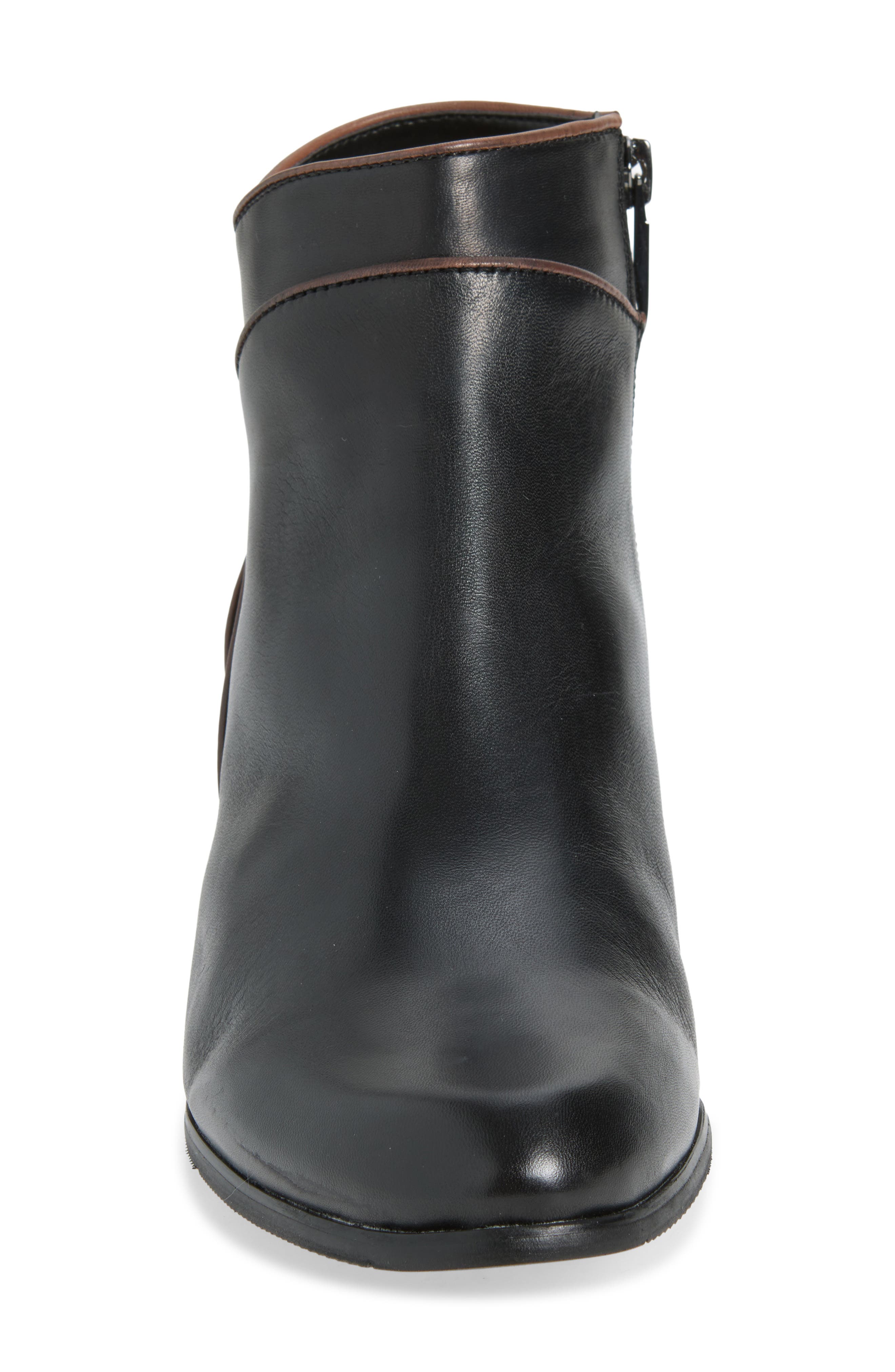 Stefany Leather Bootie, Alternate, color, GLOVE BLACK/ NOCE-115