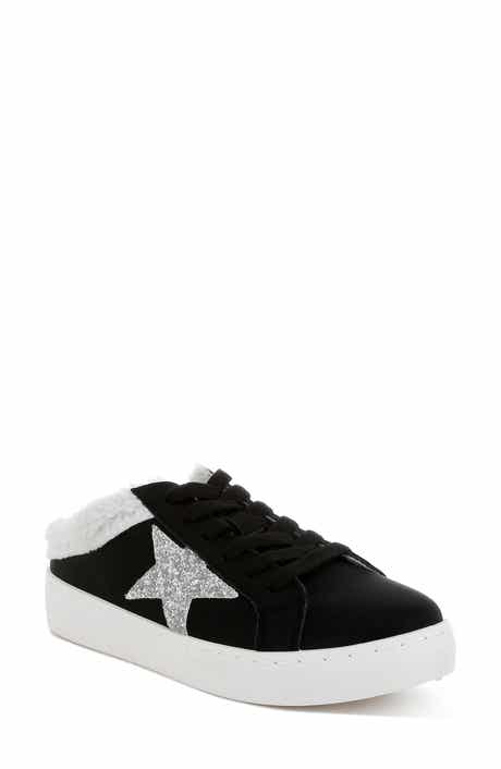 LONDON RAG Moxie Faux Shearling Trim Sneaker