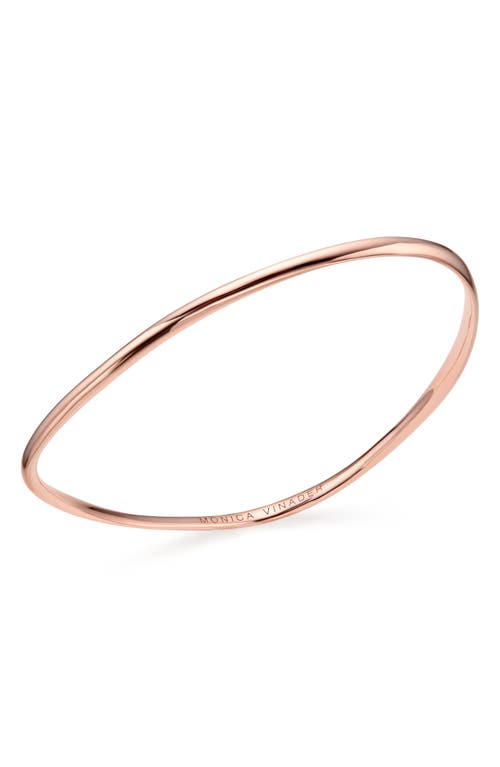 Monica Vinader Nura Reef 18ct Rose-gold Vermeil Bracelet In Gold