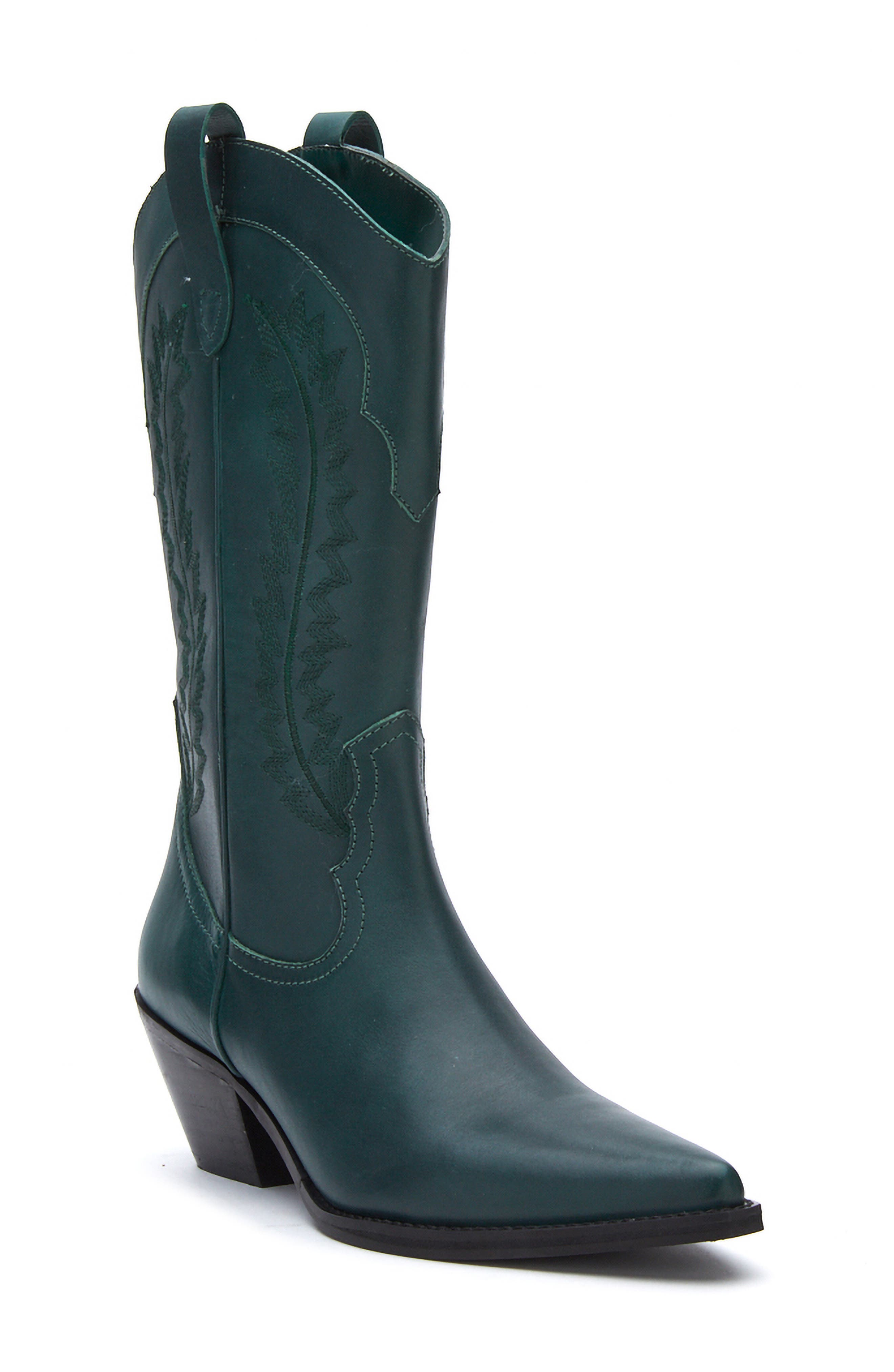 Mylie Western Boot, Main, color, TEAL