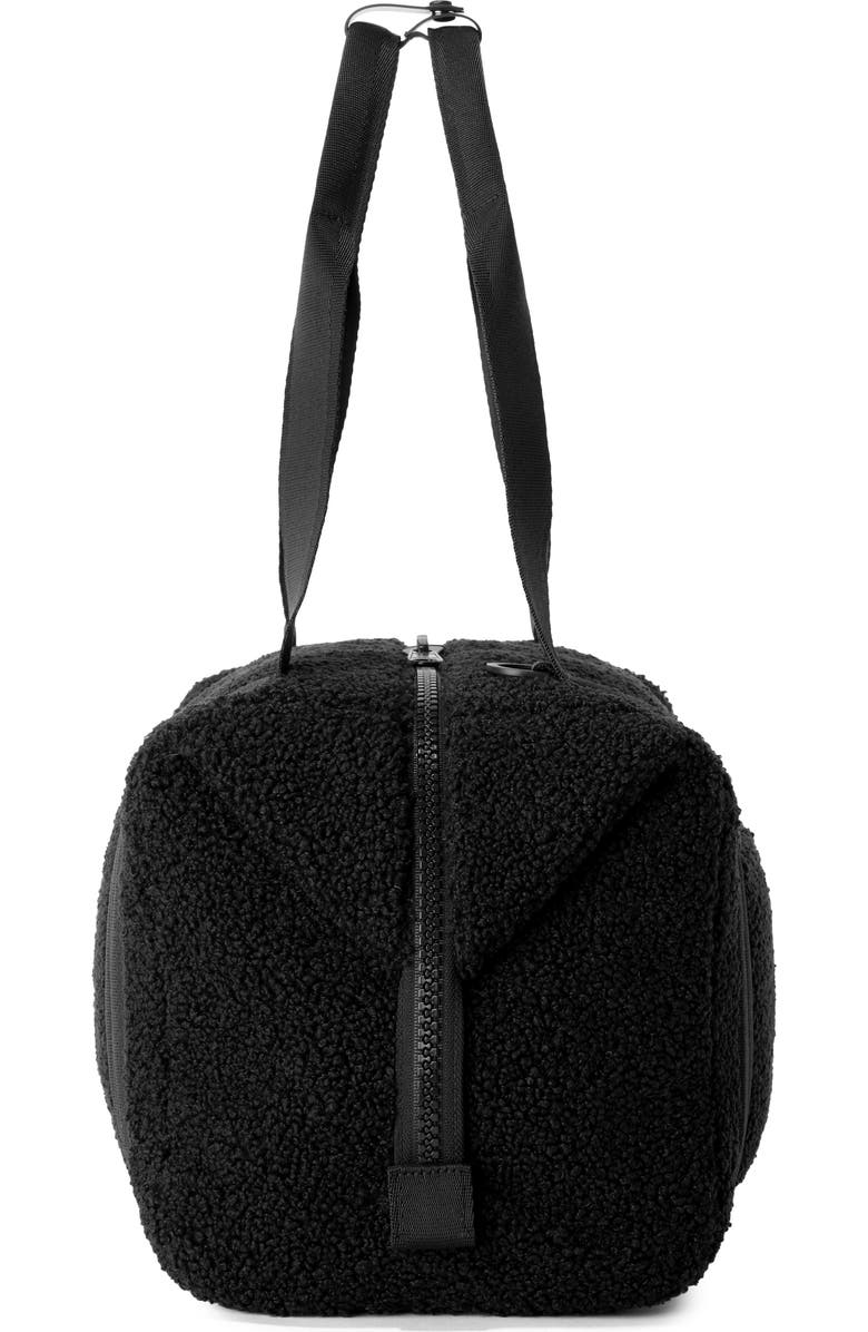 Dagne Dover Landon Medium Neoprene Carryall, Alternate, color, Onyx Shearling