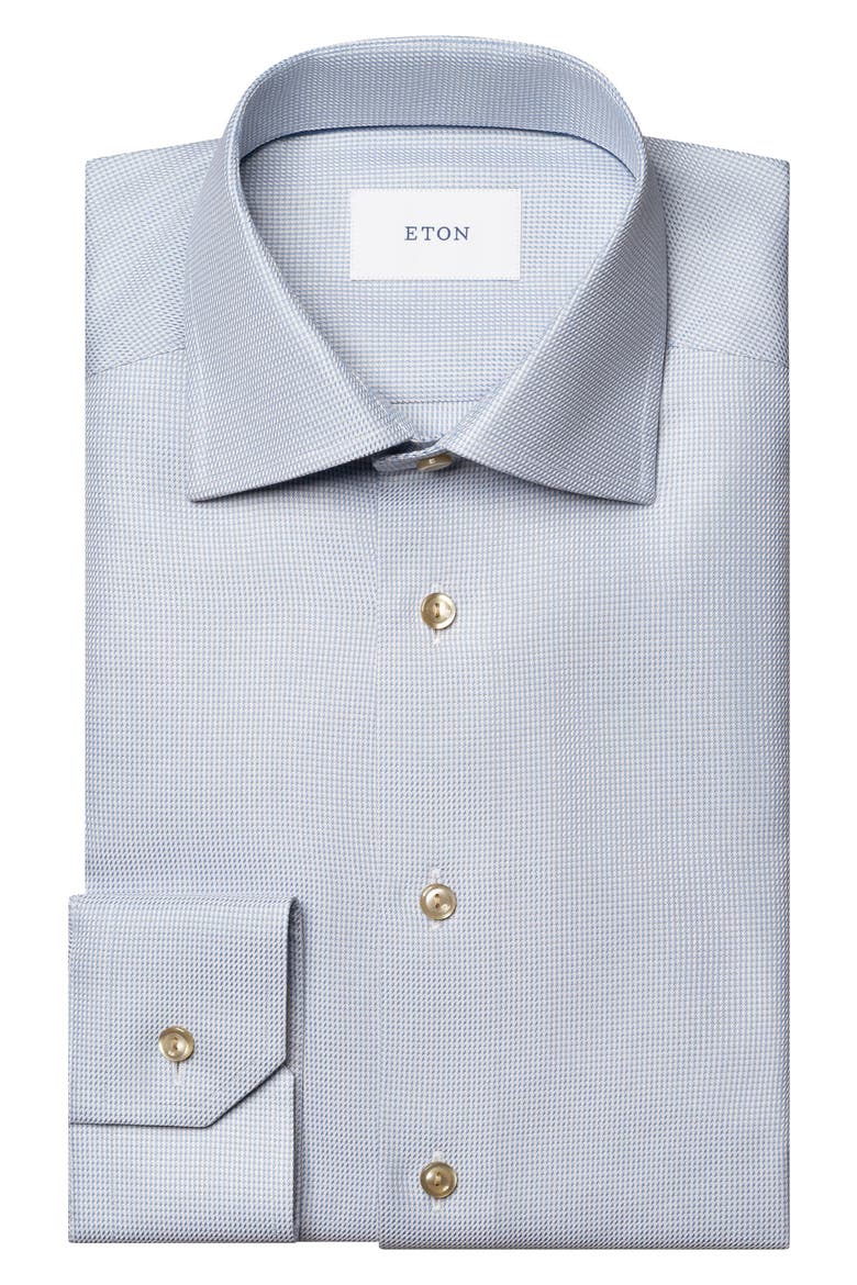 Contemporary Fit Semi Solid Dress Shirt, Alternate, color, LIGHT BEIGE