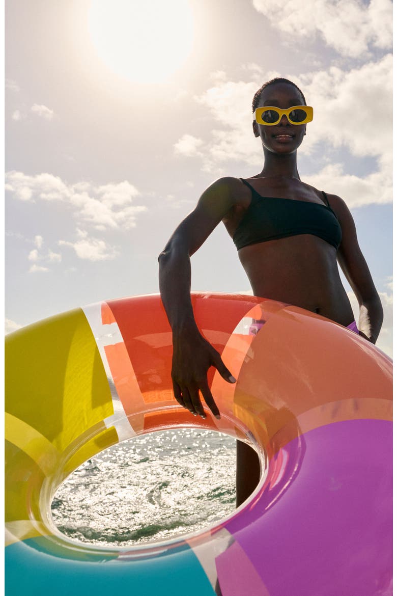 Rainbow Gloss Pool Ring, Alternate, color, MULTI