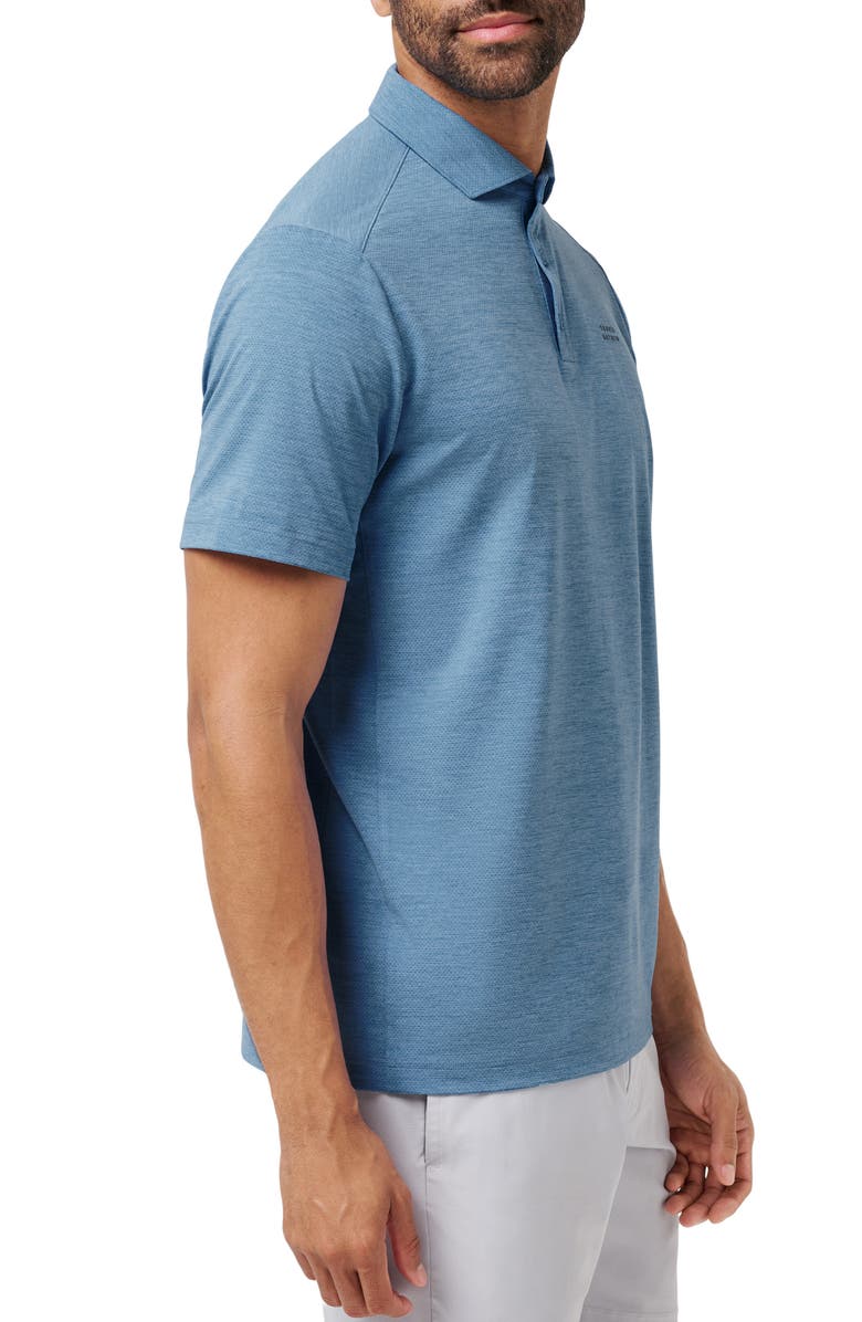 TravisMathew Heater Pro Performance Golf Polo, Alternate, color, Pacific Coast