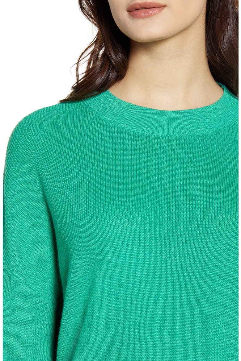 Lightweight Sweater, Alternate, color, GREEN MING
