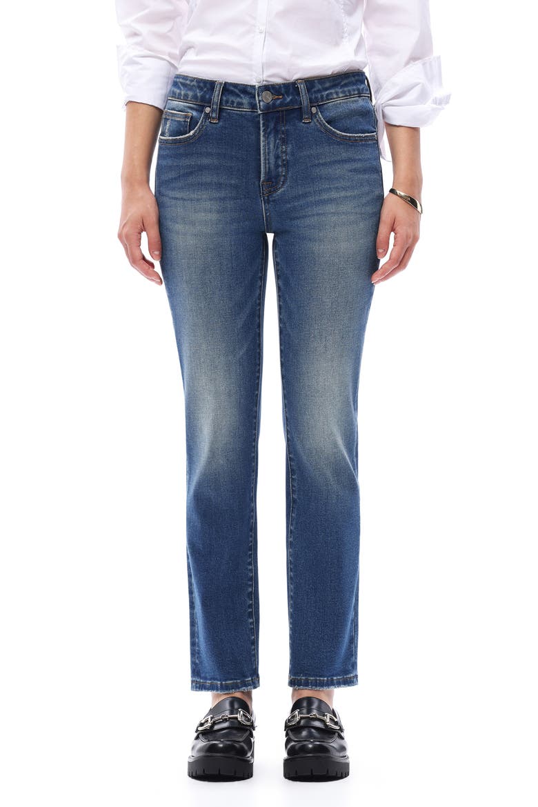 Mid Rise Ankle Slim Jeans, Main, color, VINTAGE MEDIUM BLUE