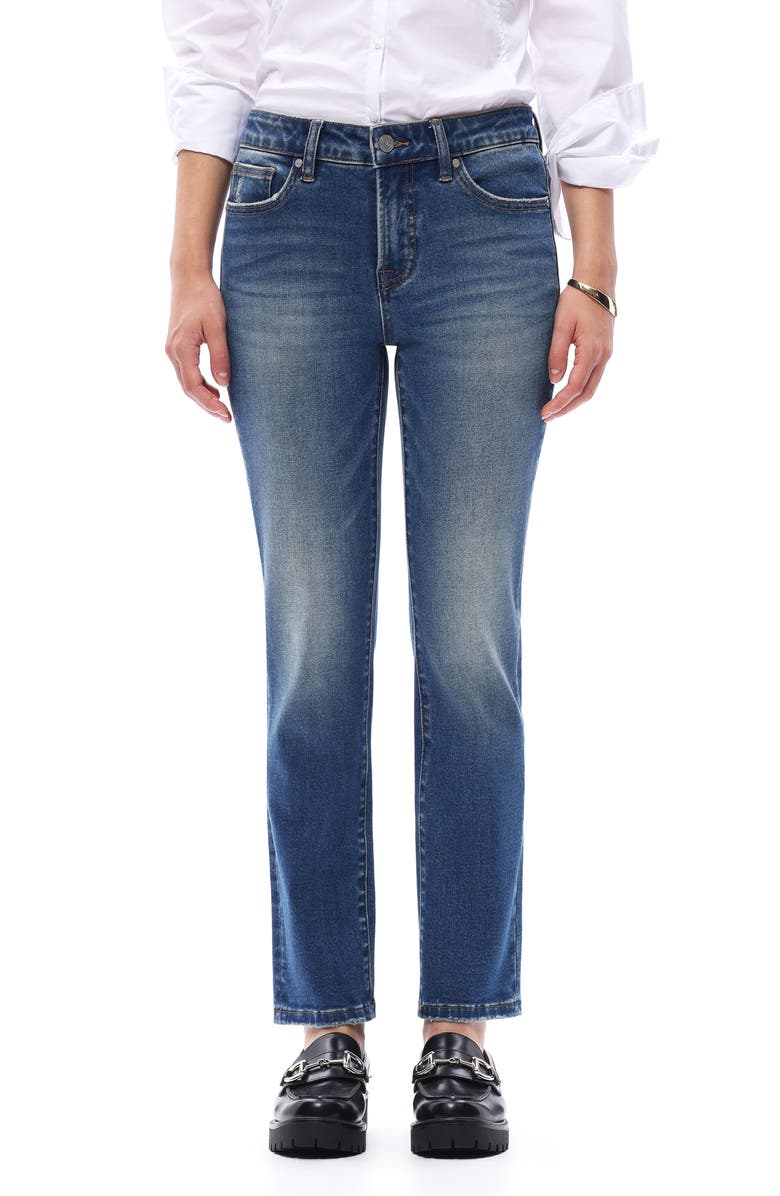 Bayeas Mid Rise Ankle Slim Jeans, Main, color, Vintage Medium Blue