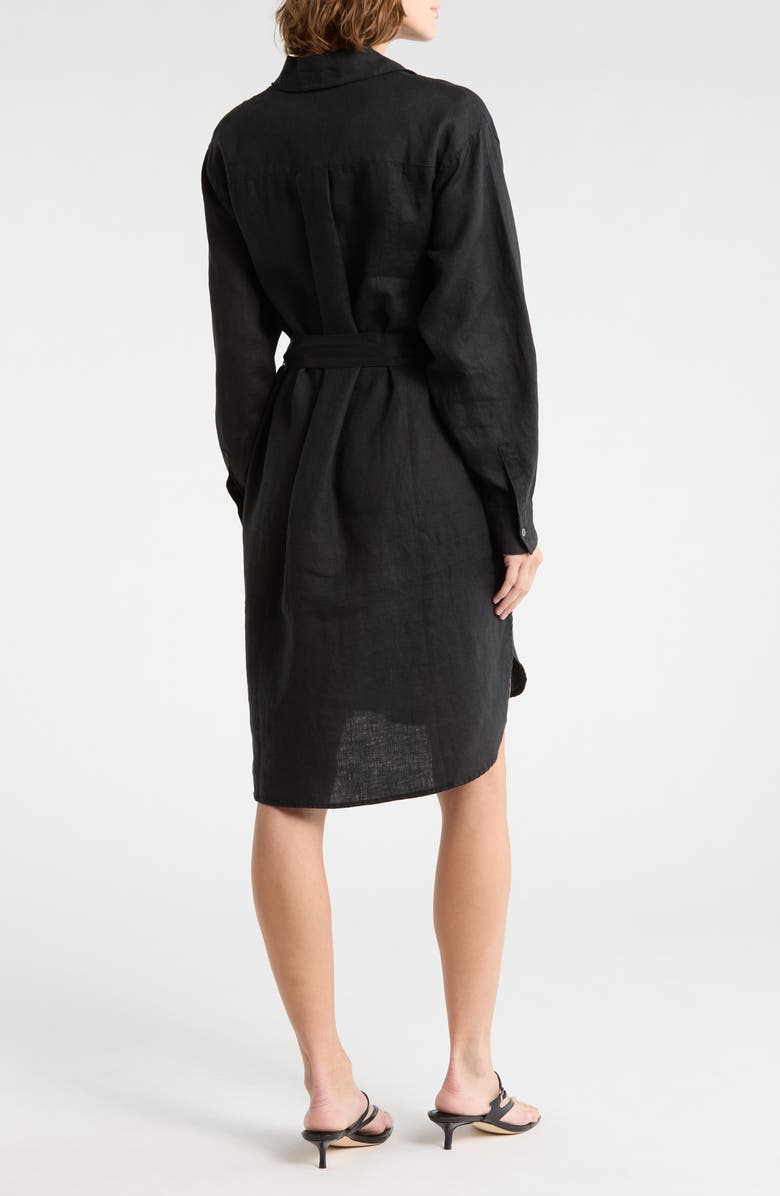 James Perse Linen Shirtdress, Alternate, color, 
