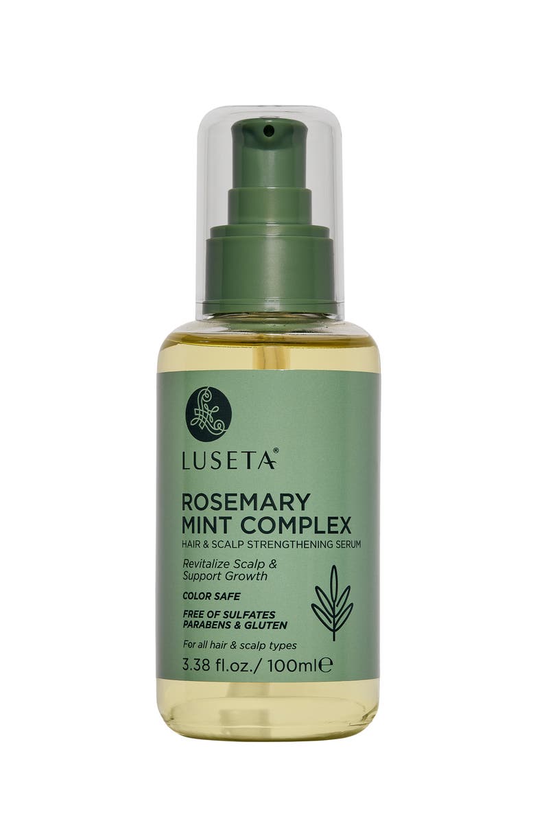 LUSETA Rosemary Mint Complex Hair Serum, Main, color, 3.38 Oz.