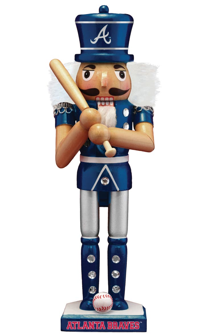 Atlanta Braves Collectible Nutcracker, Main, color, Multicolor