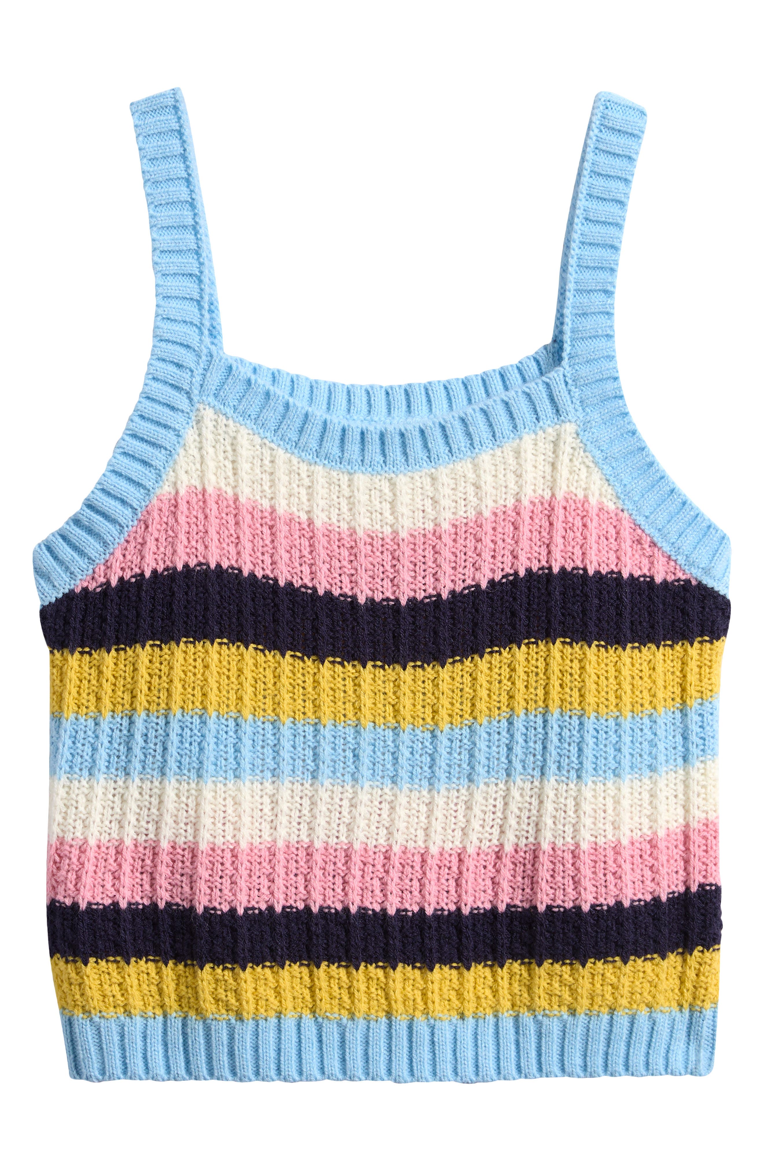 Cotton Emporium Kids' Stripe Sweater Tank