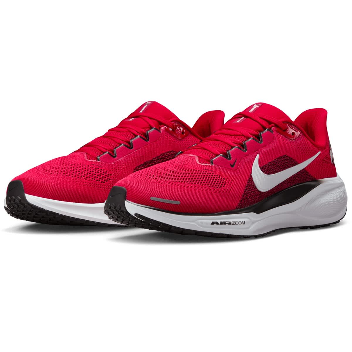 Nike Unisex Nike Scarlet Ohio State Buckeyes Zoom Pegasus 41 Running Shoes, Alternate, color, Scarlet