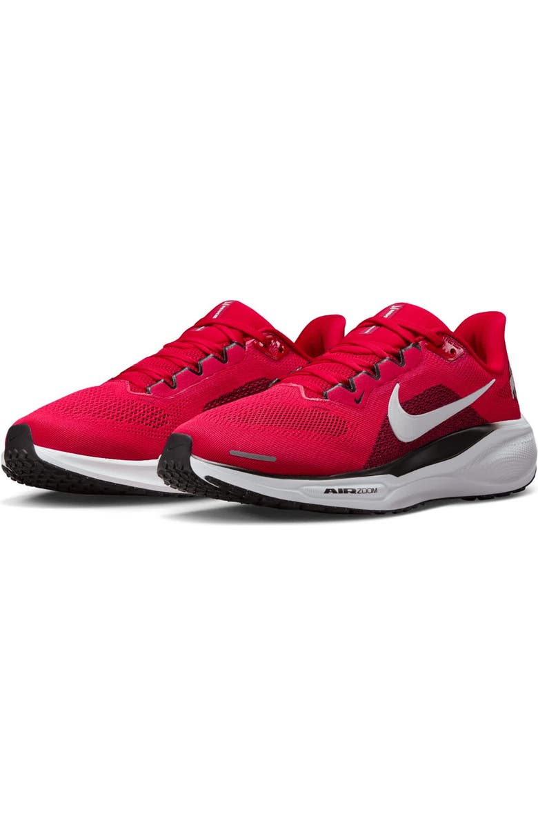 Nike Unisex Nike Scarlet Ohio State Buckeyes Zoom Pegasus 41 Running Shoes, Alternate, color, Scarlet