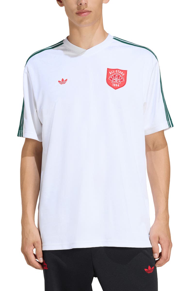 adidas Roses All Star Jersey, Main, color, Collegiate Green/ White/