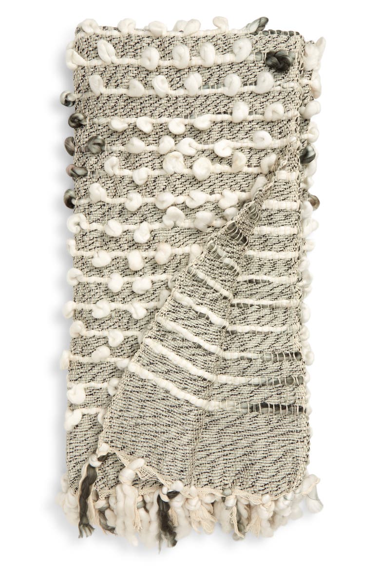 Tufted Texture Throw Blanket, Main, color, GREY STORM MULTI