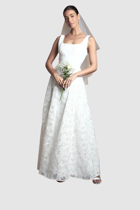 Lace Wrap Maxi Dress