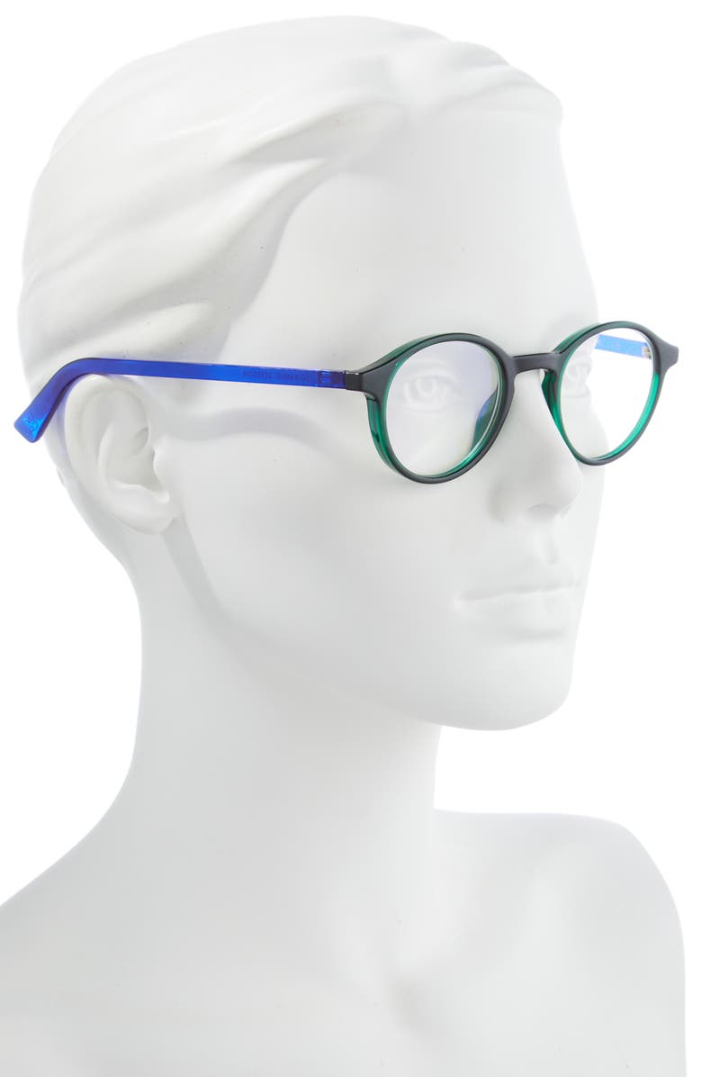 The Book Club So Rando 46mm Blue Light Blocking Reading Glasses, Alternate, color, 