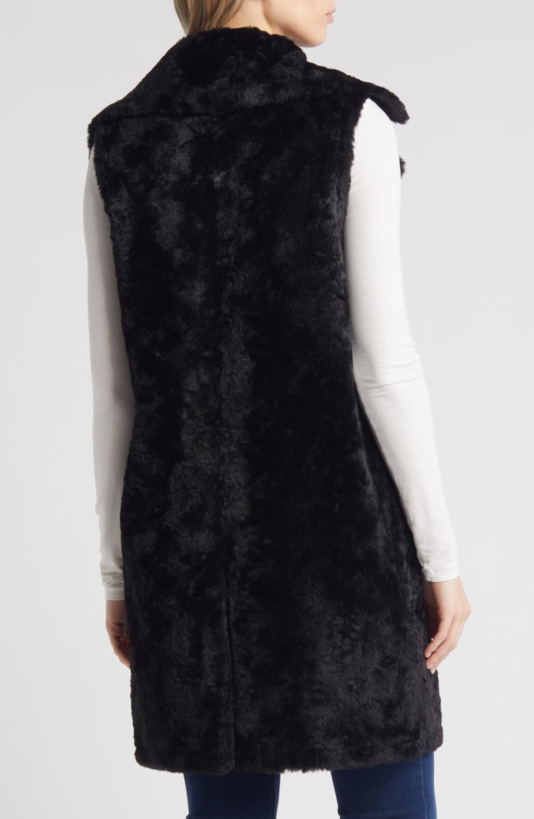 Sam Edelman Longline Faux Fur Vest, Alternate, color, 