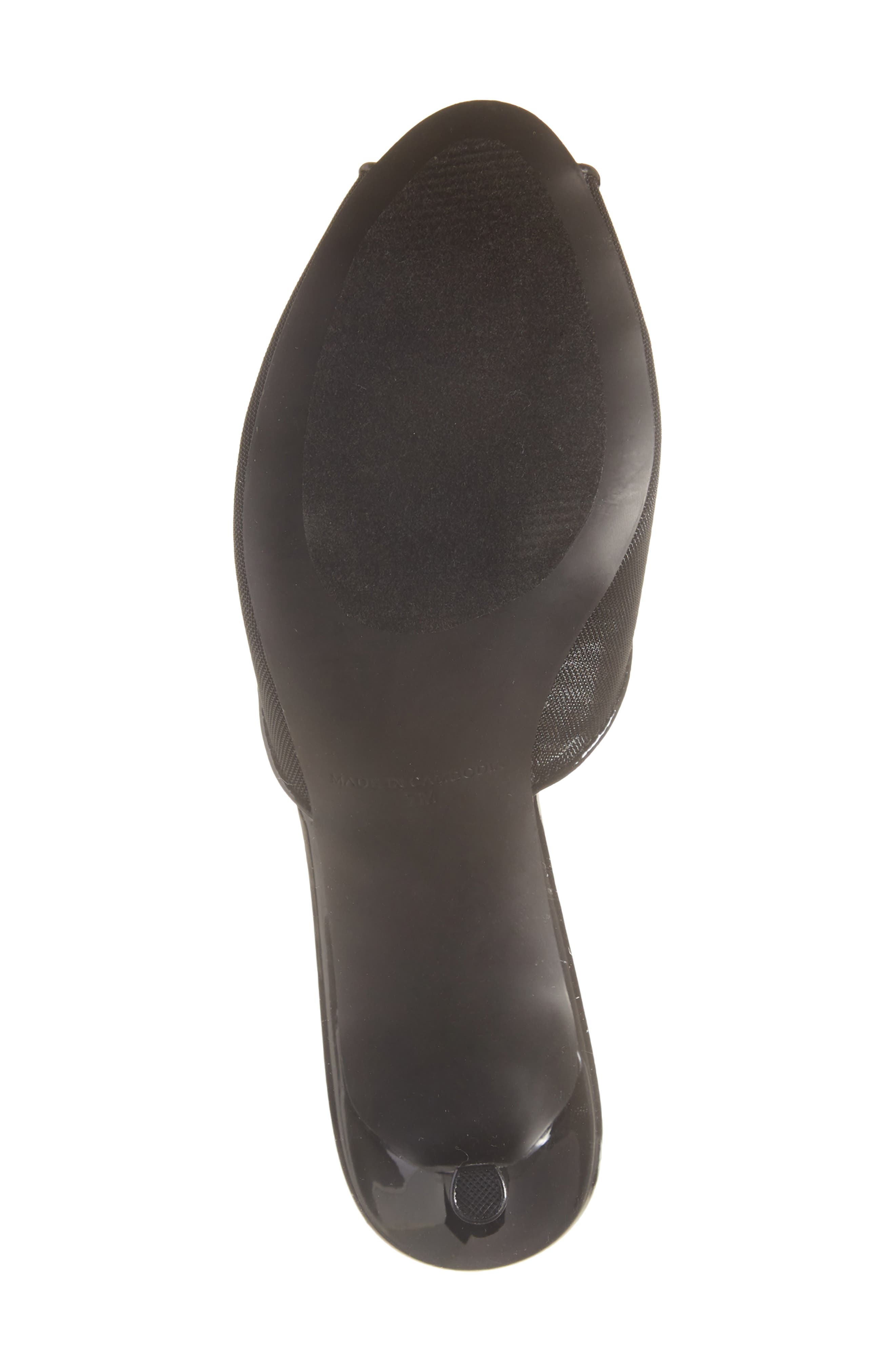 Steve Madden Rowe Peep Toe Sandal, Alternate, color, Black