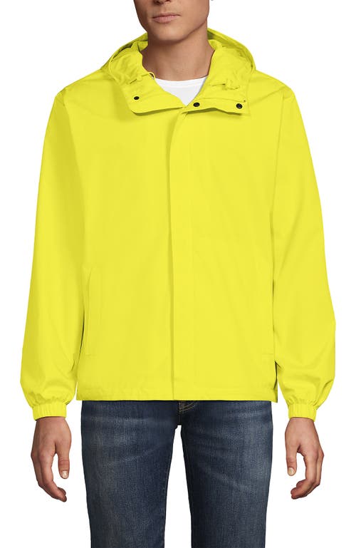 Lands' End Squall Waterproof Packable Rain Jacket In Limelight