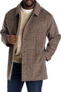 Oak Hill by DXL Big & Tall Patterned Overcoat
