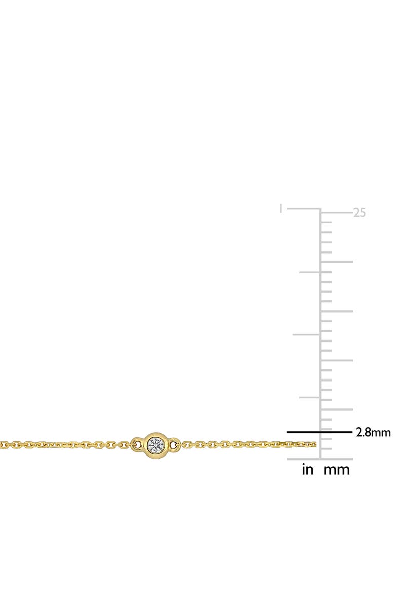 Julianna B. Diamond Station Chain Bracelet 14k, Alternate, color, 14K Yellow Gold