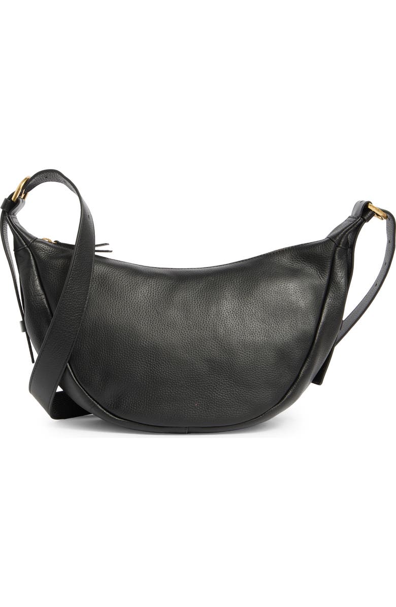 Vince Camuto Jenna Leather Crossbody Bag, Main, color, Oxford