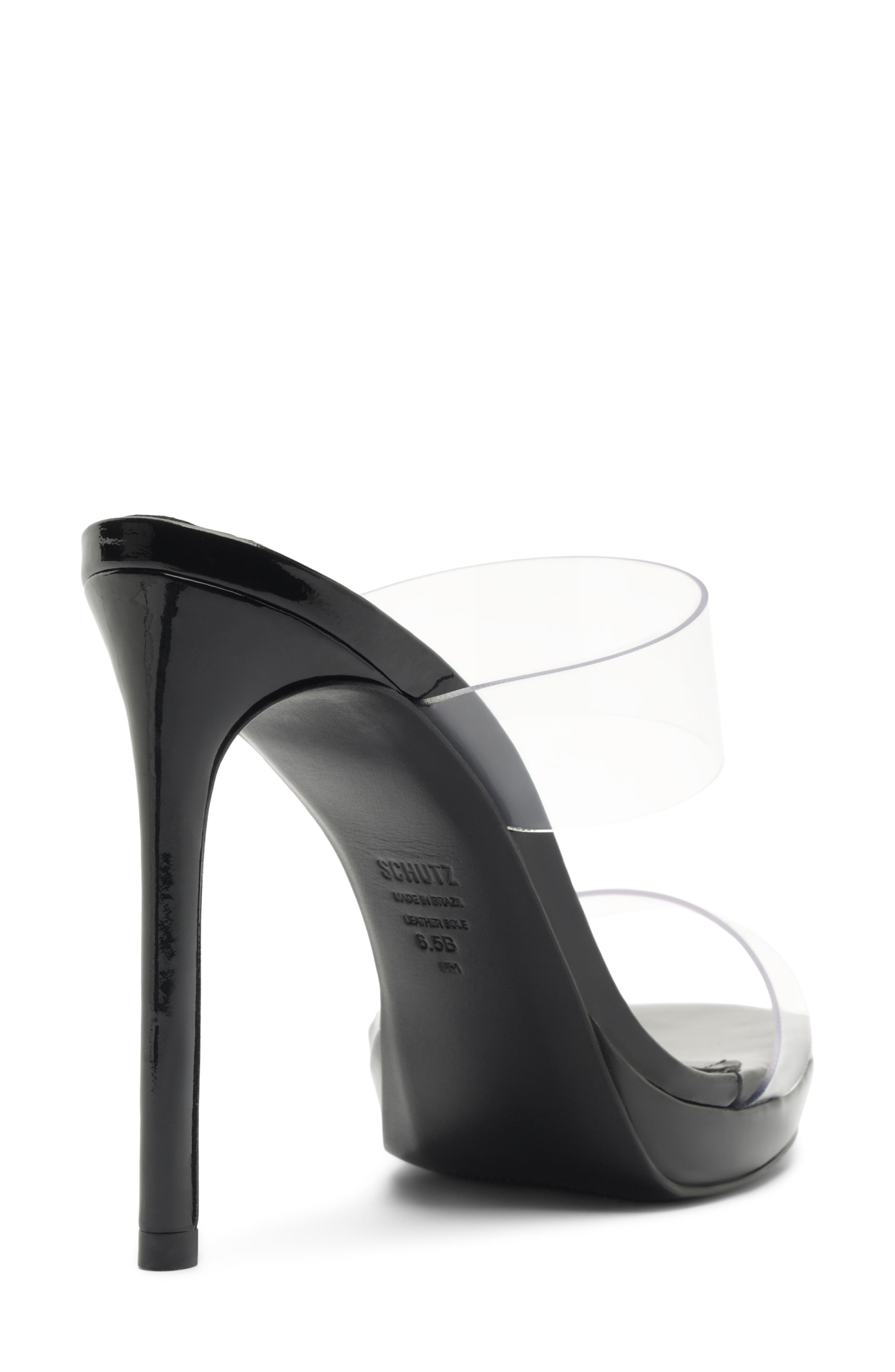 Schutz Ariella Platform Sandal, Alternate, color, Black