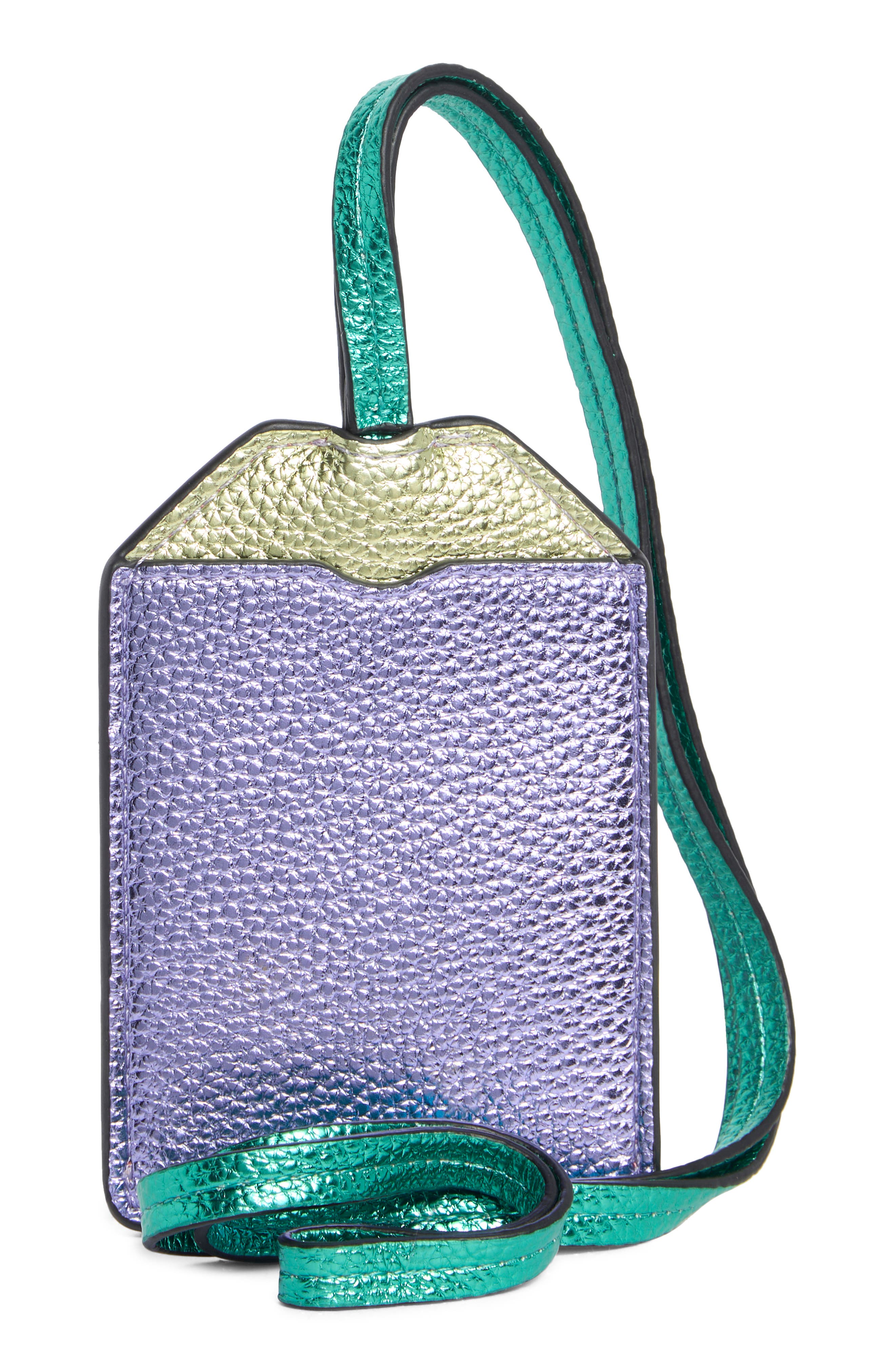 Kurt Geiger London Southbank Tag Lanyard, Alternate, color, Pink Multi