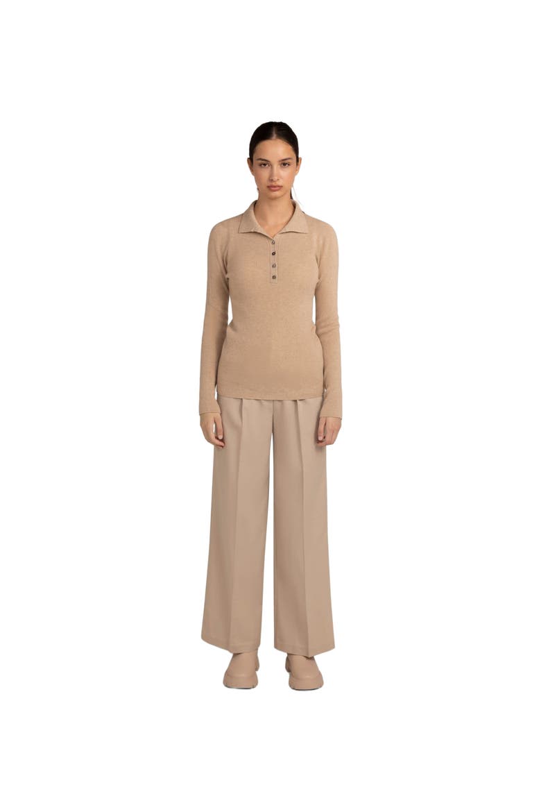 Organic Color Lightweight Polo, Main, color, beige