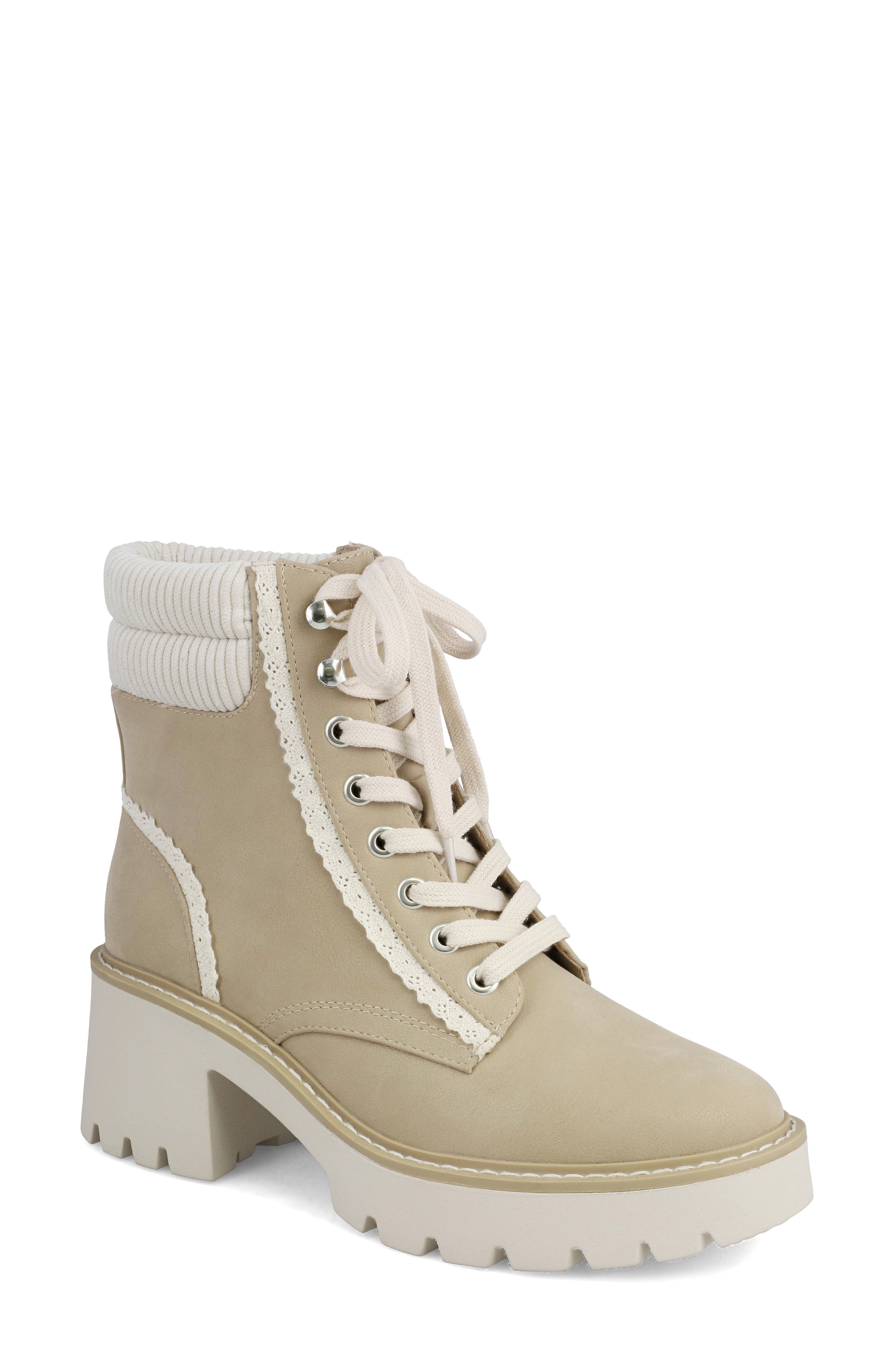 MIA Nakoma Lug Sole Bootie, Main, color, Neutral