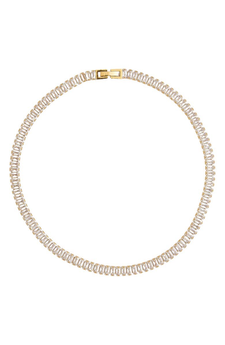 Petit Moments Zircon Tennis Necklace, Main, color,
