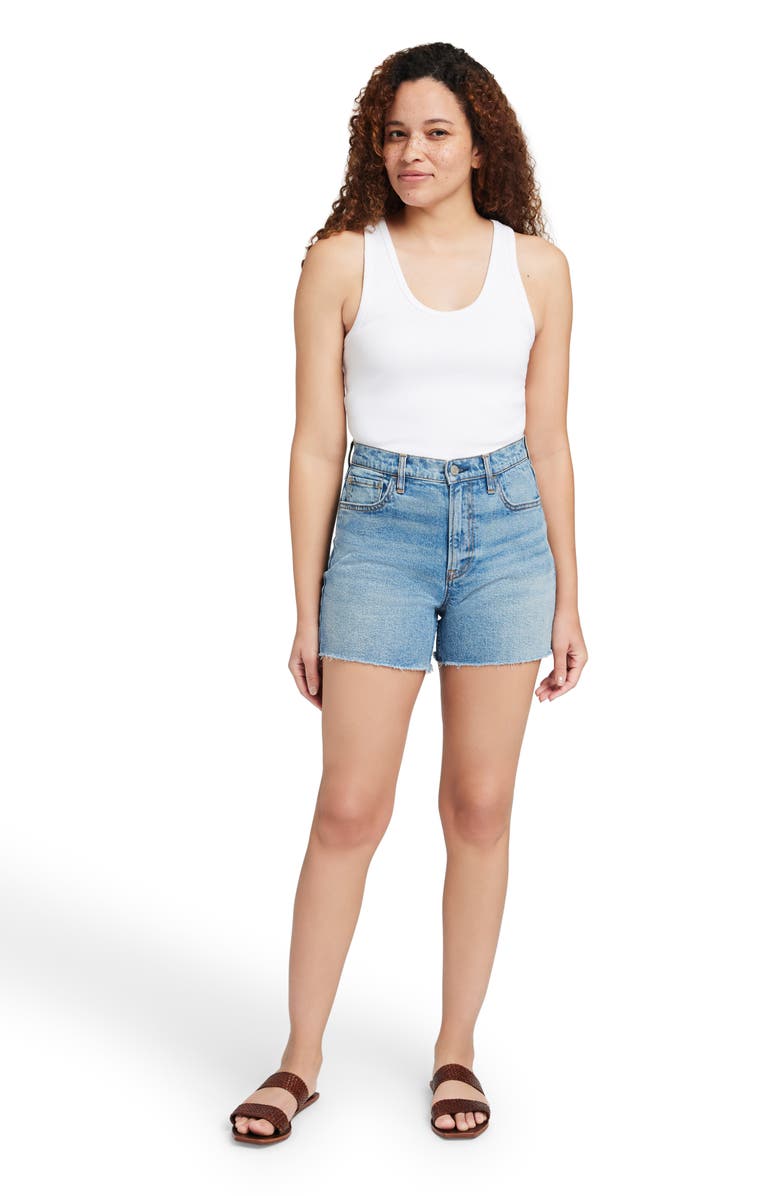 Faherty Cutoff Denim Shorts, Alternate, color,