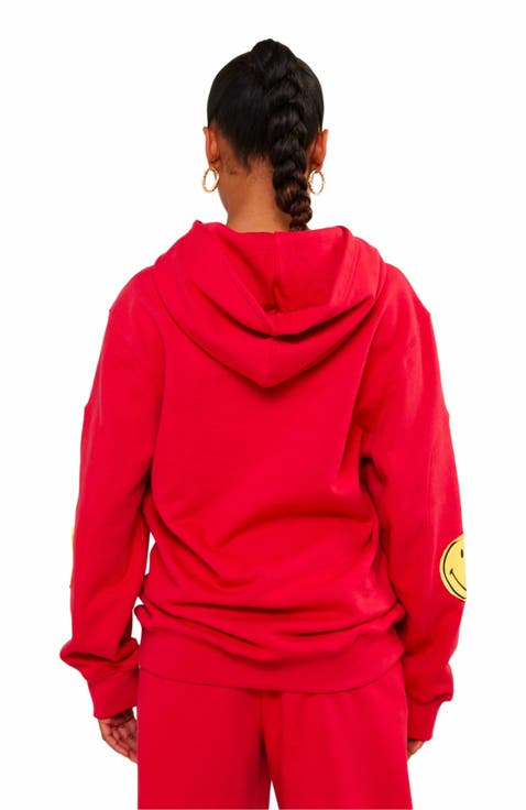 SMILEY OVERSIZED HOODIE