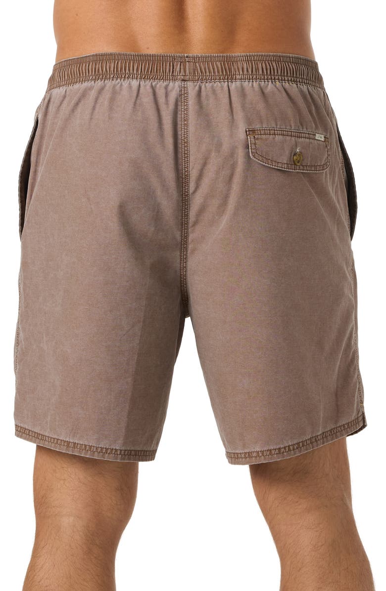 O'Neill OG Fader Drawstring Board Shorts, Alternate, color, Toffee