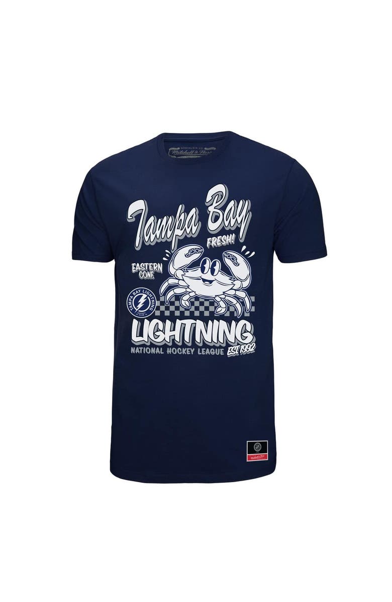Mitchell & Ness Men's Mitchell & Ness Navy Tampa Bay Lightning Local Food T-Shirt, Alternate, color, 