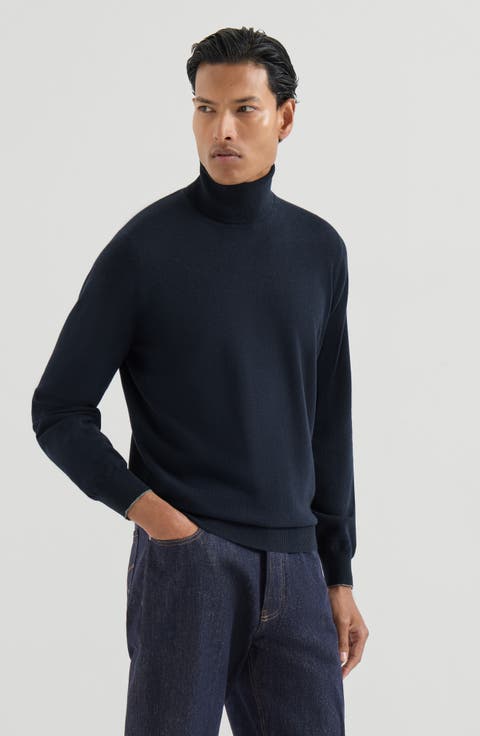 Cashmere turtleneck sweater