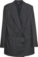TOM FORD Metallic Stripe Wool Blend Blazer