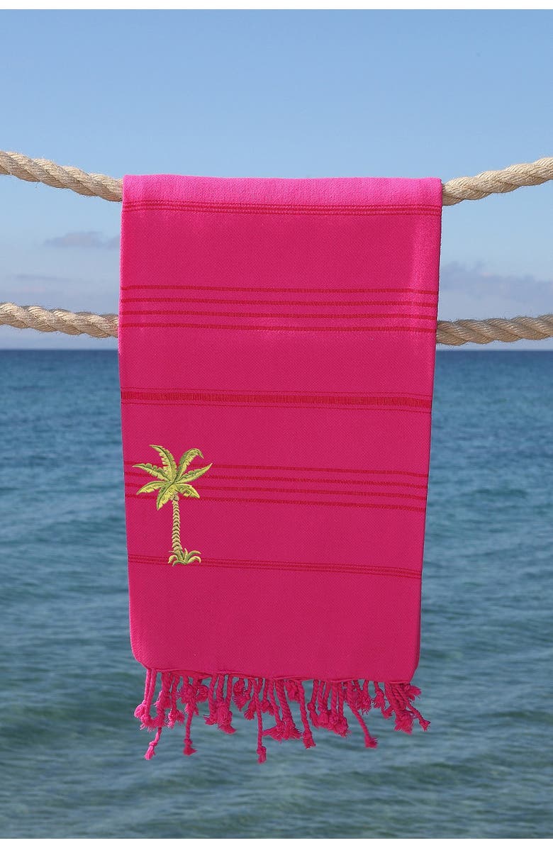 Linum Home Textiles 100% Turkish Cotton Summer Fun - Breezy Palm Tree ...